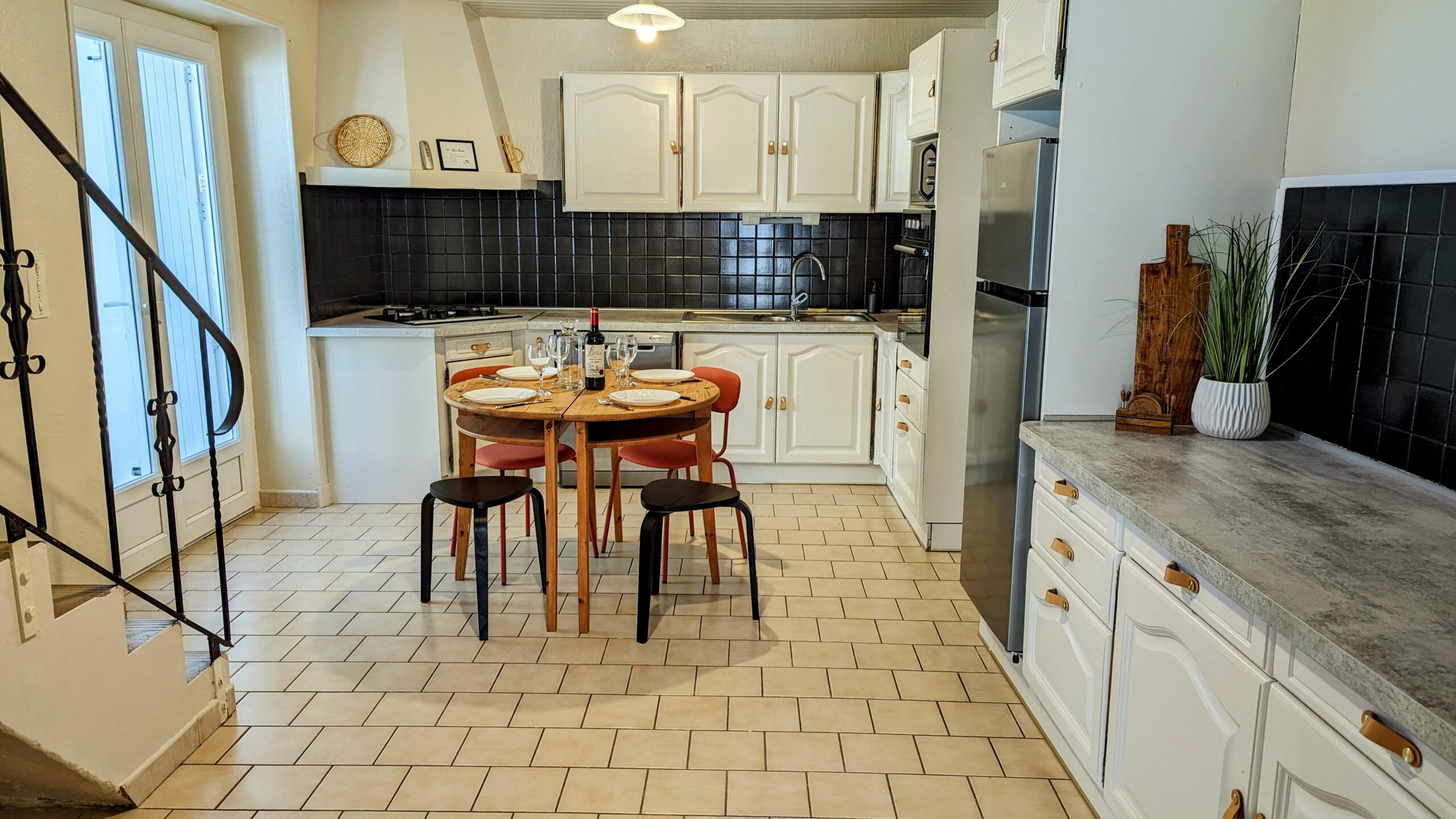 Cuisine lave vaisselle four